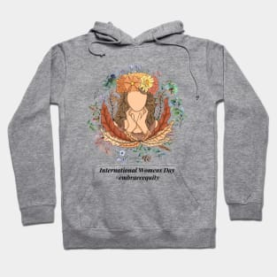 embrace equity international women's day 2023 Hoodie